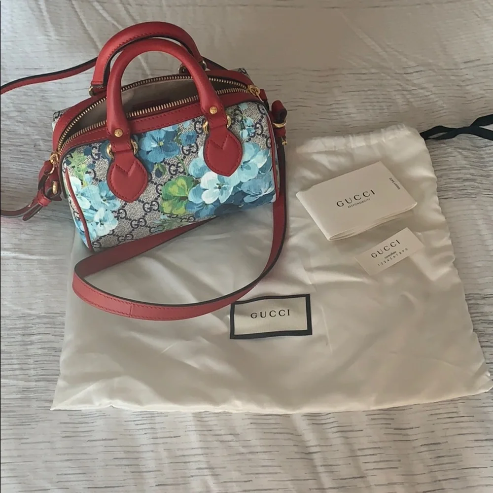 Gucci Monogram Blooms Mini top handle bag - Picture 1 of 8